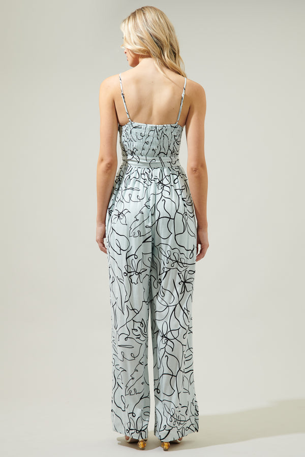 Sugarlips Grow With You Galveston Smocked Jumpsuit