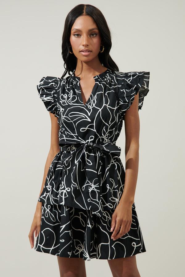 sugarlips Grow With You Marisol Tiered Mini Dress