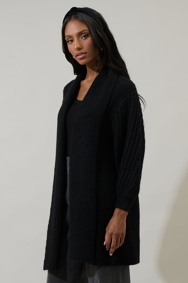 Sugarlips Haeli Oversized Open Front Cardigan
