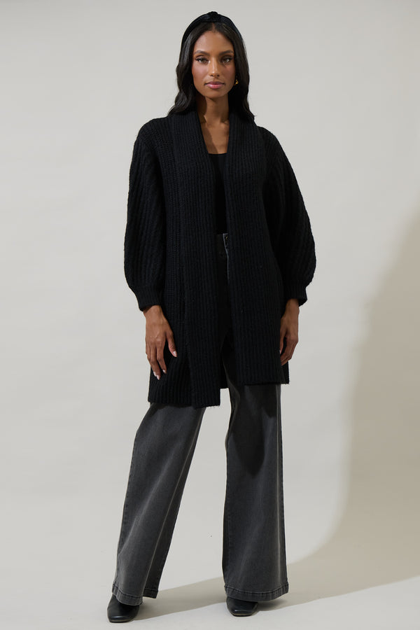 Sugarlips Haeli Oversized Open Front Cardigan