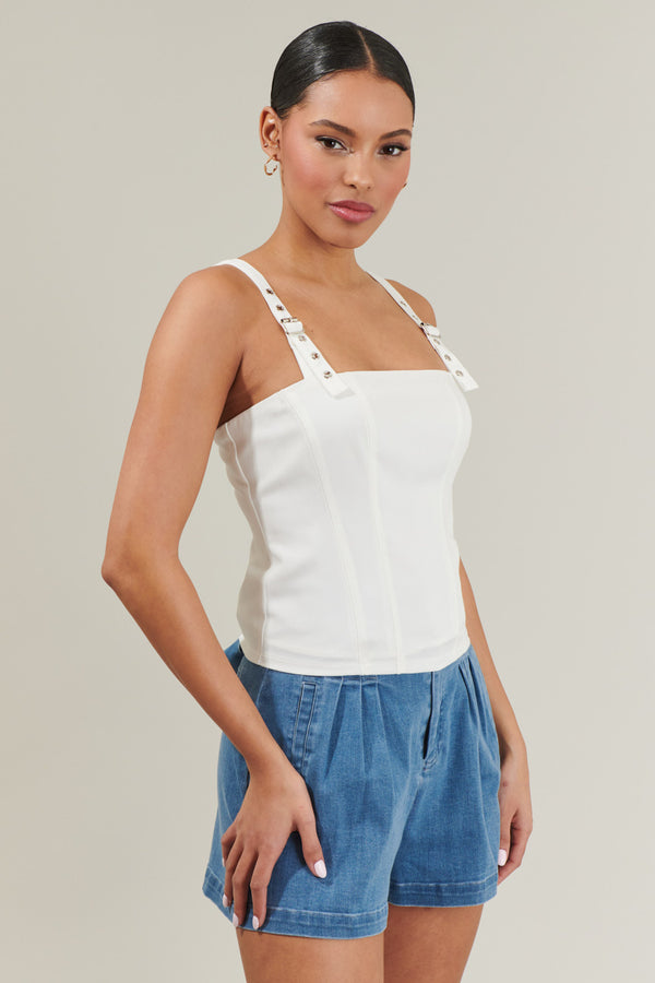 Sugarlips Hailee Sleeveless Bustier Top