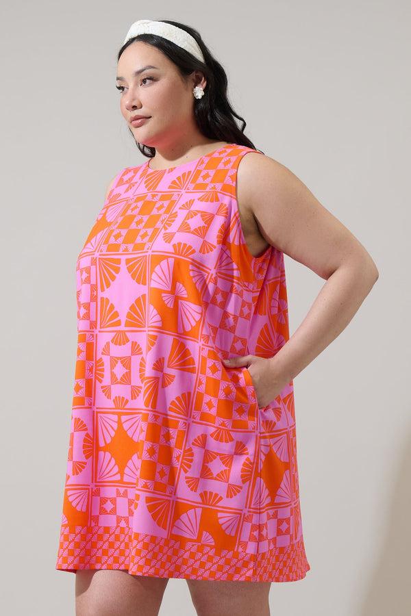 Sugarlips Haines Town Ivy Shift Mini Dress Curve