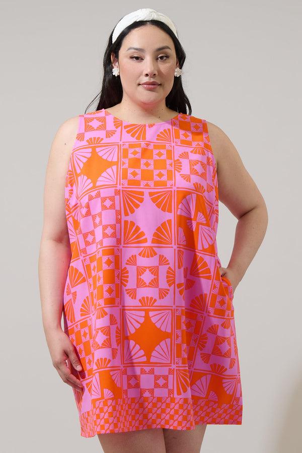 sugarlips Haines Town Ivy Shift Mini Dress Curve