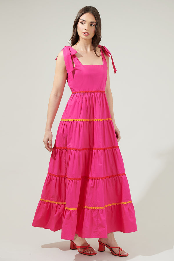 Sugarlips Hannah Hall Tiered Maxi Dress