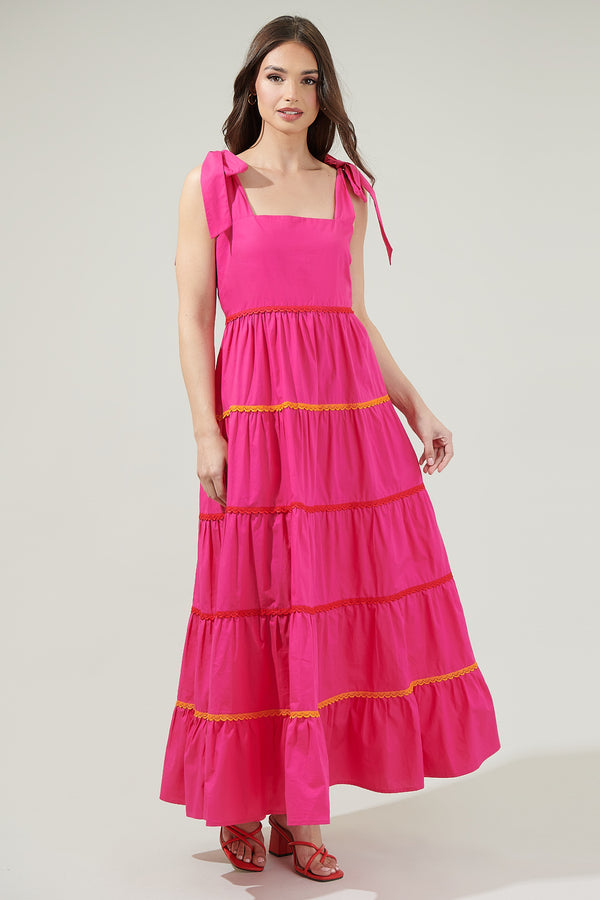 sugarlips Hannah Hall Tiered Maxi Dress