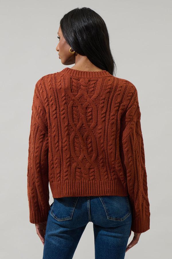 Sugarlips Harlem Cable Knit Sweater