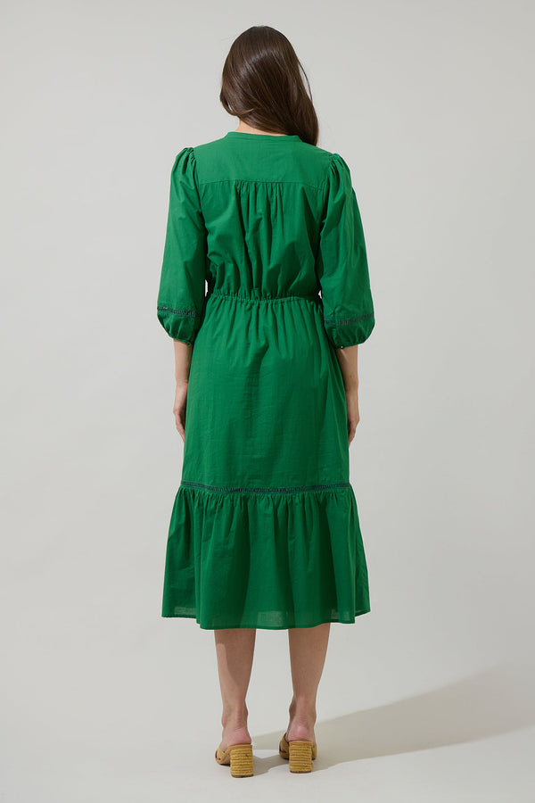 Sugarlips Harmy Drawstring Midi Dress