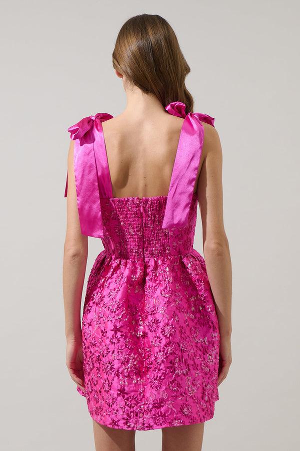 Sugarlips Harrington Jacquard Nidia Mini Dress