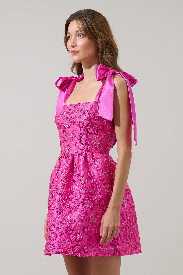 Sugarlips Harrington Jacquard Nidia Mini Dress