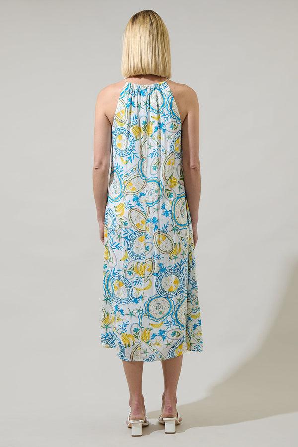 Sugarlips Harvest Island Brisia Halter Midi Dress