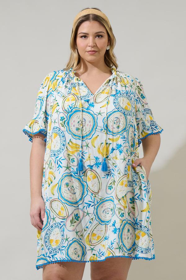 sugarlips Harvest Island Darcie Shift Dress Curve