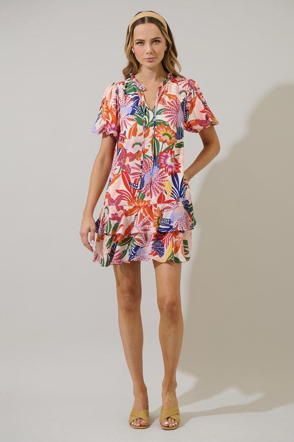 Sugarlips Hatley Floral Runner Up Shift Dress