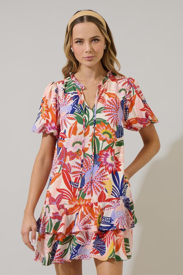 sugarlips Hatley Floral Runner Up Shift Dress