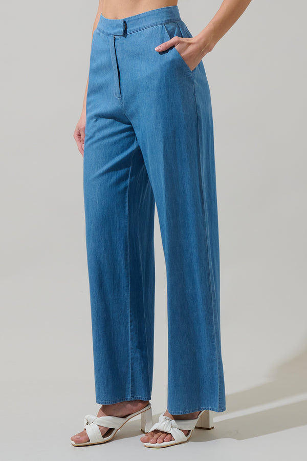 Sugarlips Haysville Chambray Rosalia Pants