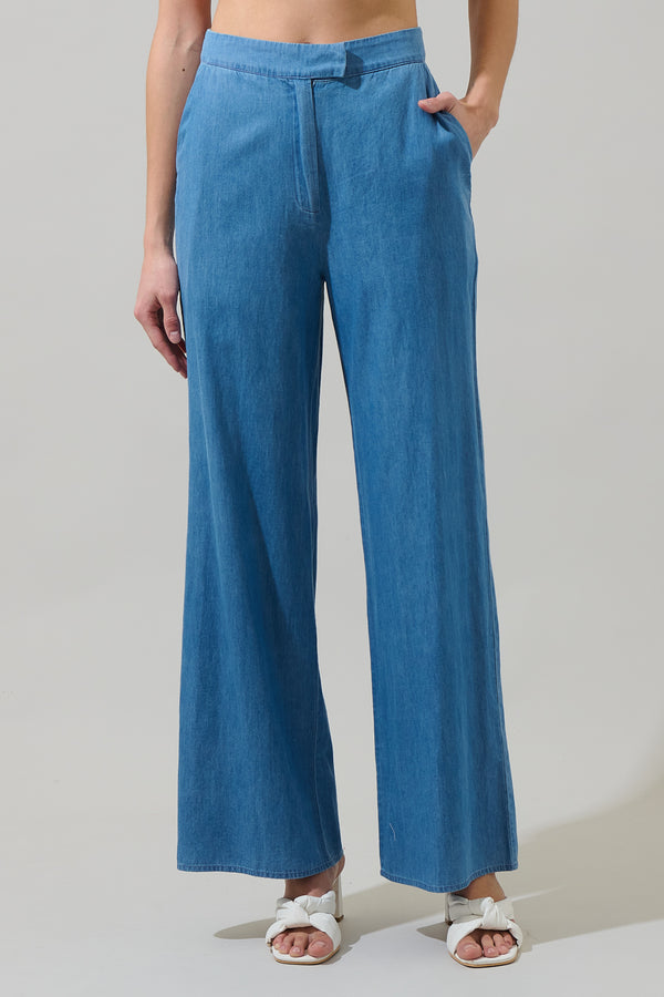 sugarlips Haysville Chambray Rosalia Pants