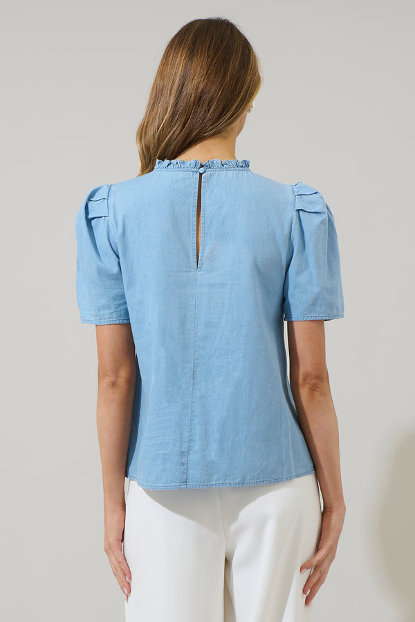 Sugarlips Haysville Veronica Puff Sleeve Blouse