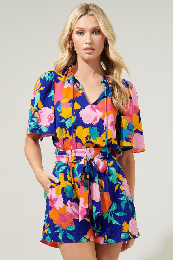 sugarlips Heat Wave Dupont Bubble Crepe Top