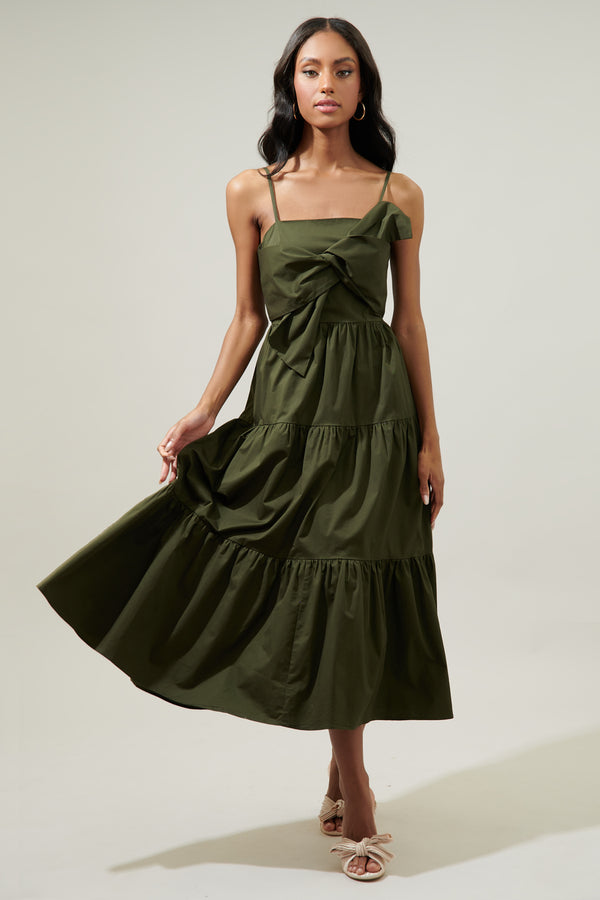 sugarlips Helene Tiered Cami Maxi Dress