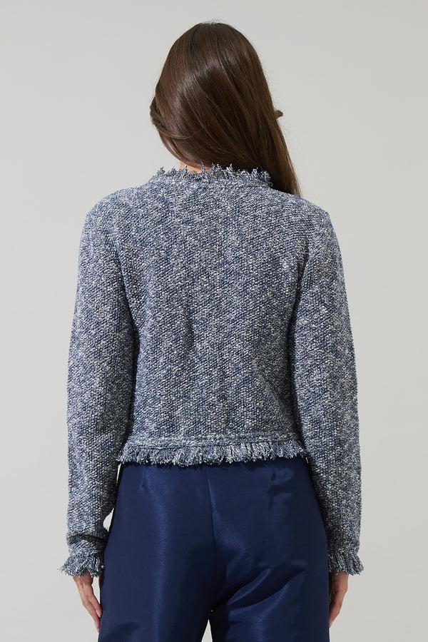 Sugarlips Hensley Fringe Button Down Jacket