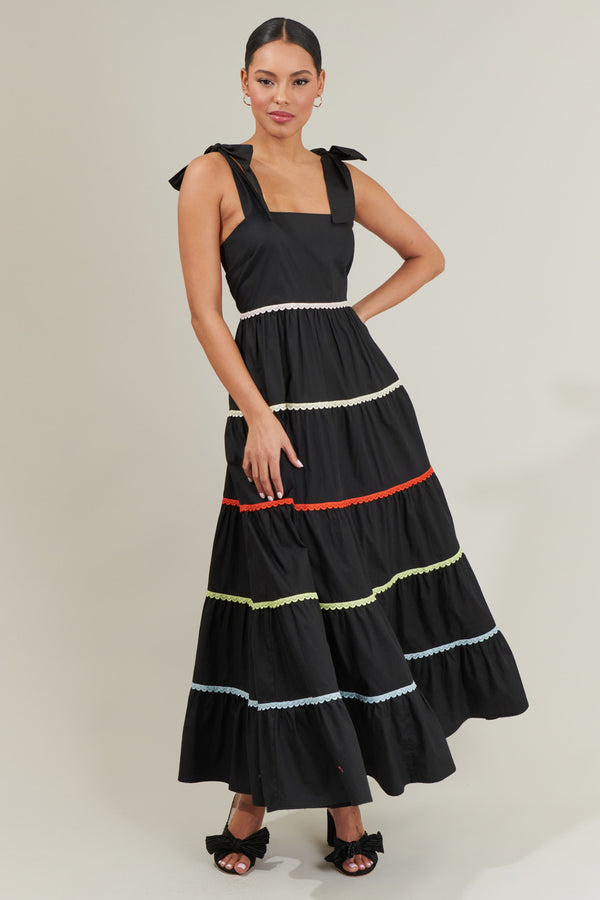 sugarlips Hillary Hall Tiered Maxi Dress