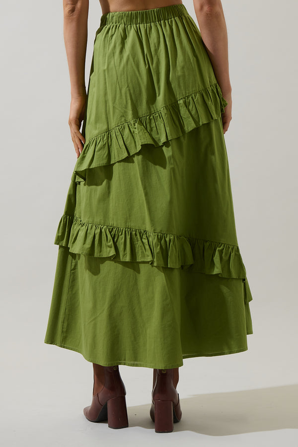 Sugarlips Himan Ruffle Midi Skirt
