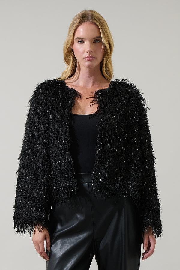 Sugarlips Himari Metallic Fringe Jacket