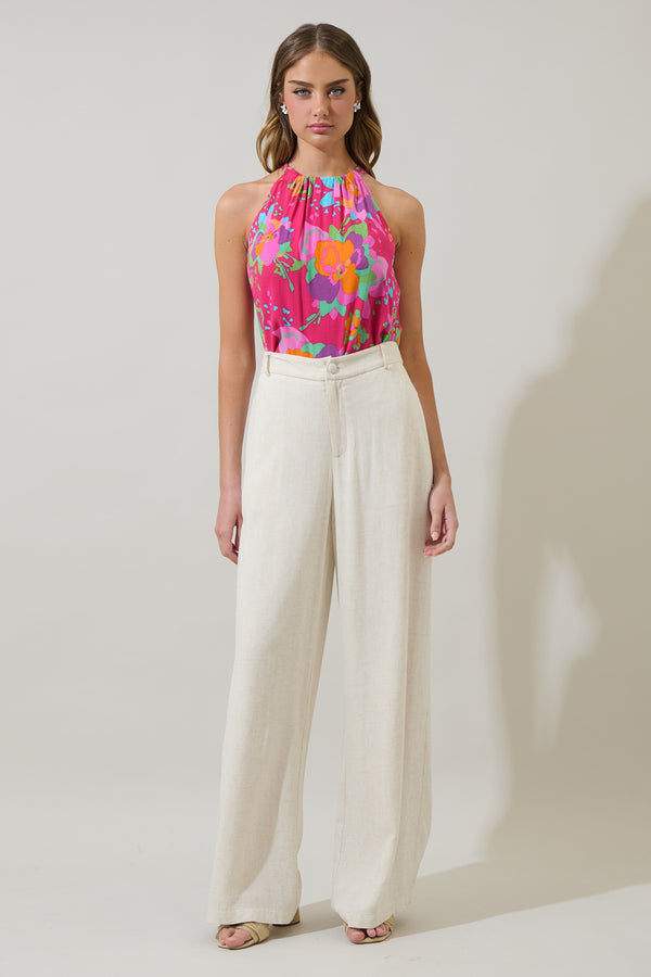 Sugarlips Himera Floral Oran Sleeveless Top