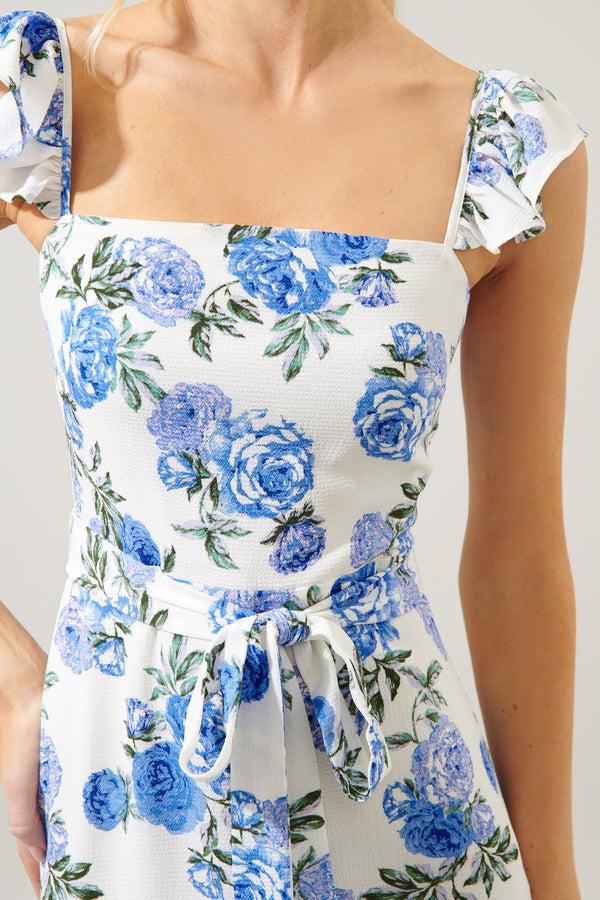 Sugarlips Inessa Floral Guayana Tiered Midi Dress