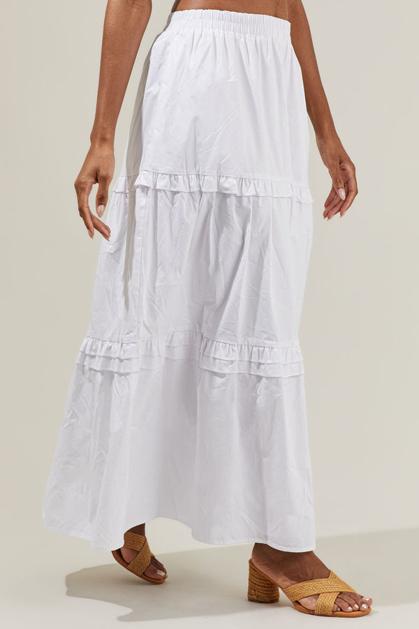 Sugarlips Isabel Ruffle Maxi Skirt