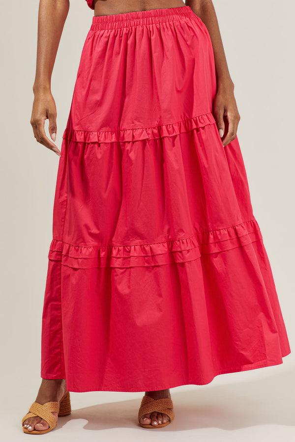 Sugarlips Isabel Ruffle Maxi Skirt