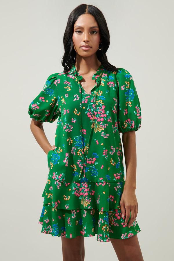sugarlips Ivana Floral Runner Up Shift Dress