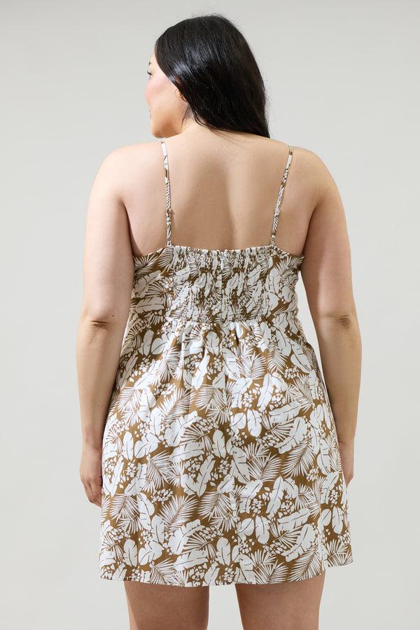 Sugarlips Ivonne Floral Cami Mini Dress Curve