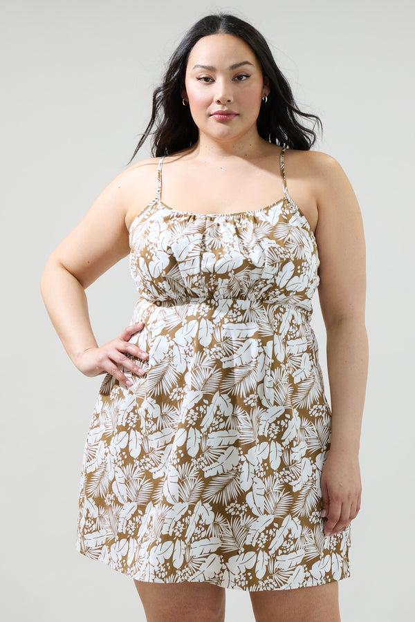 Sugarlips Ivonne Floral Cami Mini Dress Curve