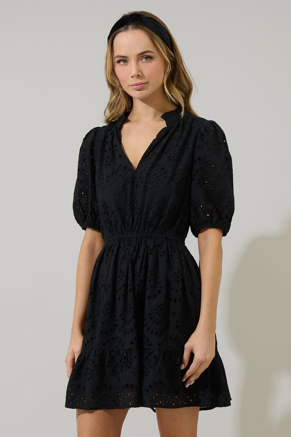 Sugarlips Ivy Eyelet Marissa Mini Dress