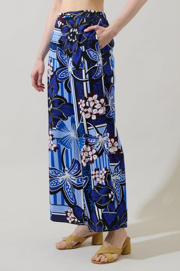 Sugarlips Jabi Floral Elena Wide Leg Pants