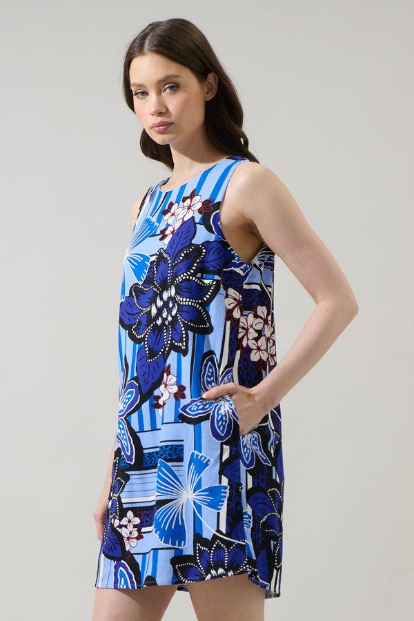 Sugarlips Jabi Floral Ivy Shift Mini Dress