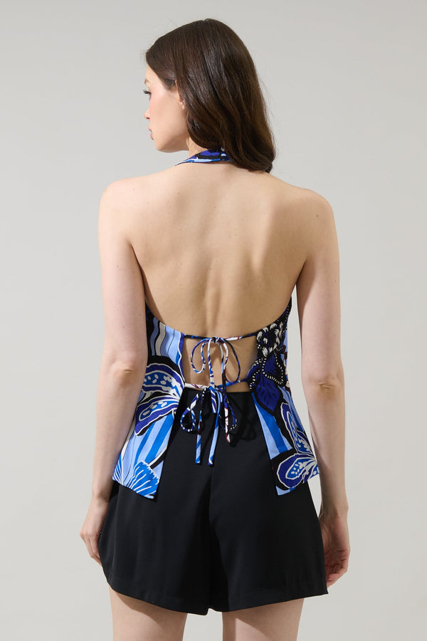 Sugarlips Jabi Floral Myla Asymmetrical Top