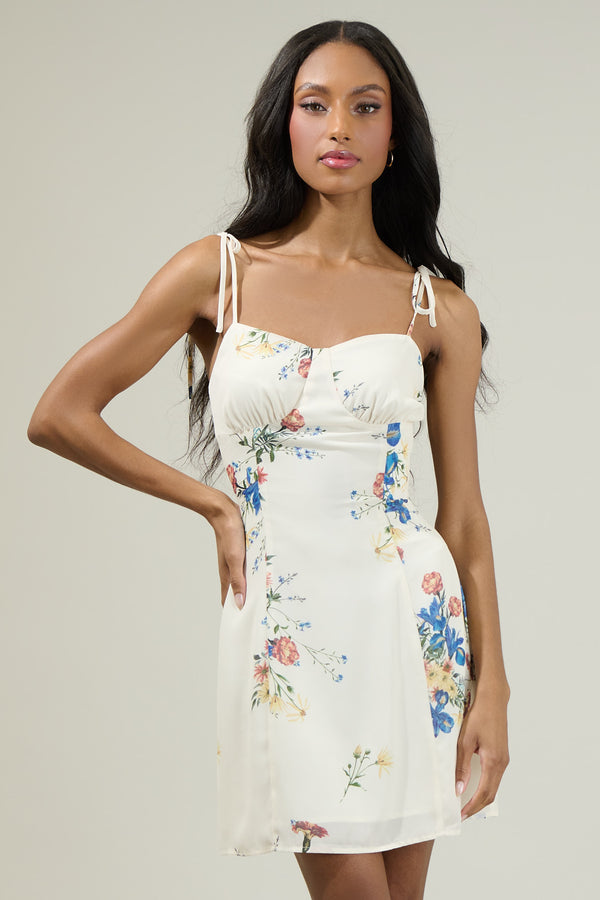 Sugarlips Jacinta Floral Mini Dress