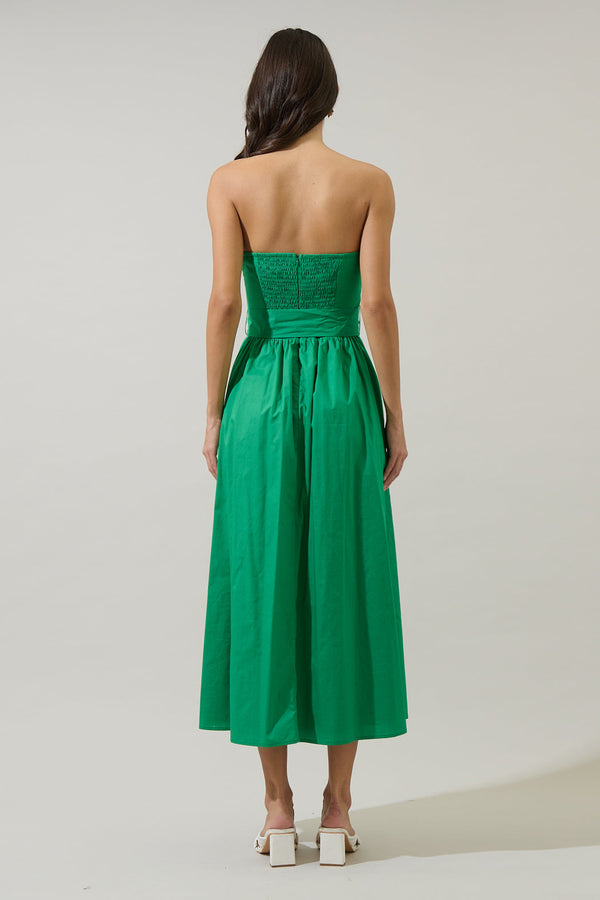 Sugarlips Janelle Strapless Midi Dress