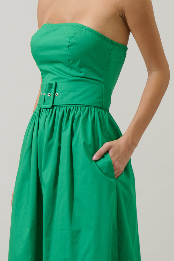 Sugarlips Janelle Strapless Midi Dress