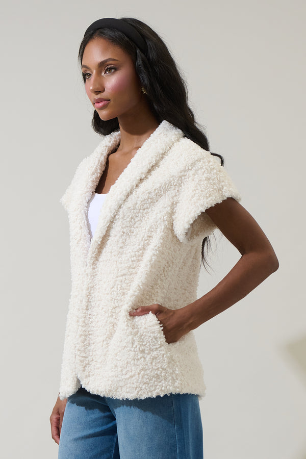 Sugarlips Janna Sherpa Vest