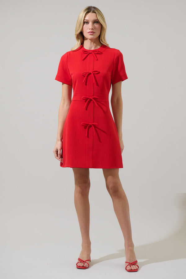 Sugarlips Jaydie Bow Mini Dress