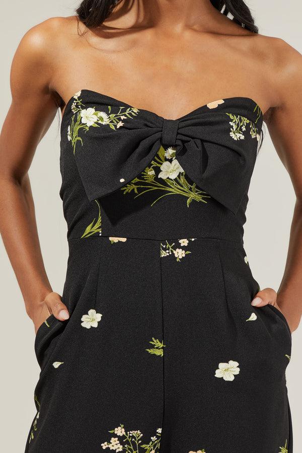 Sugarlips Jenna Floral Wide Leg Jumpsuit