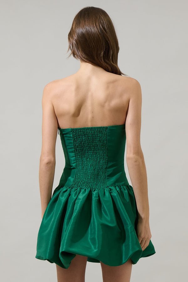 Sugarlips Jennie Strapless Bubble Mini Dress