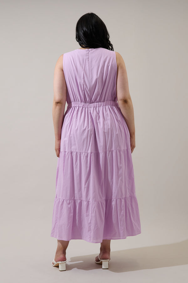 Sugarlips Jivie Tiered Maxi Dress Curve