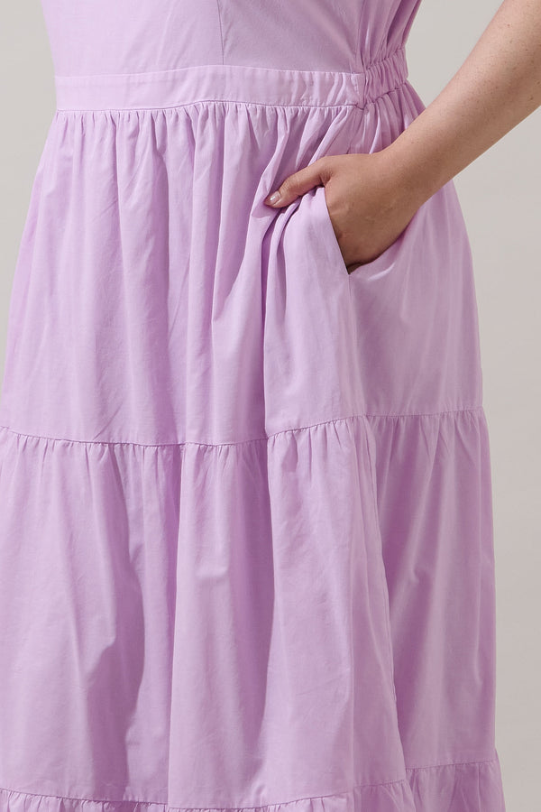 Sugarlips Jivie Tiered Maxi Dress Curve