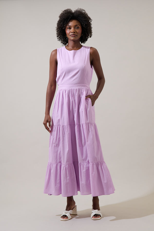 sugarlips Jivie Tiered Maxi Dress