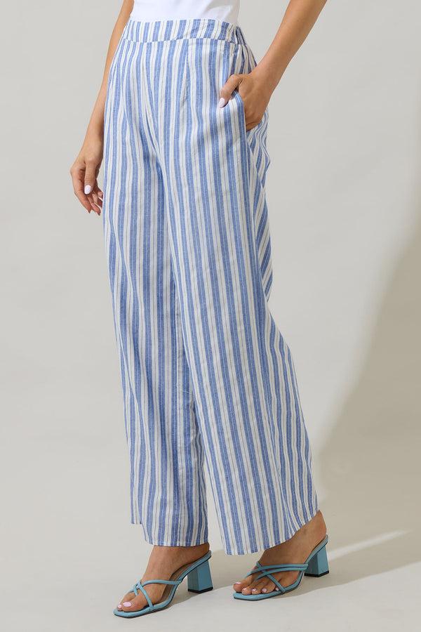 Sugarlips Joncy Striped Elena Wide Leg Pants