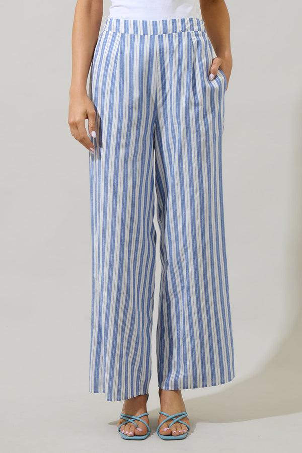sugarlips Joncy Striped Elena Wide Leg Pants