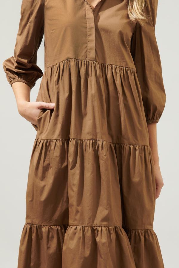 Sugarlips Jones Polo Poplin Midi Dress